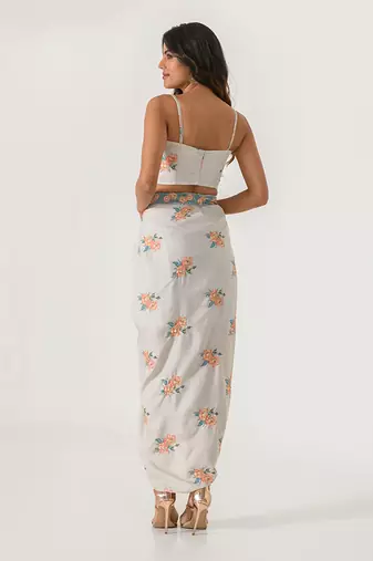 Pista Green Bralette & Lungi Set