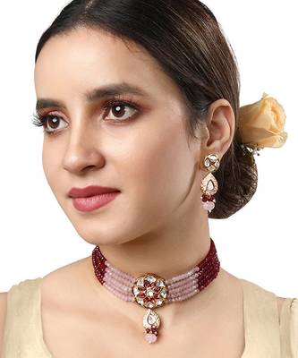 Blush Pink Necklace Set 1