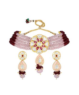Blush Pink Necklace Set 2