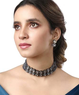 Silver & Gold Necklace Set 1