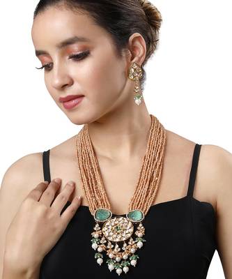 Mint Green Necklace Set 1