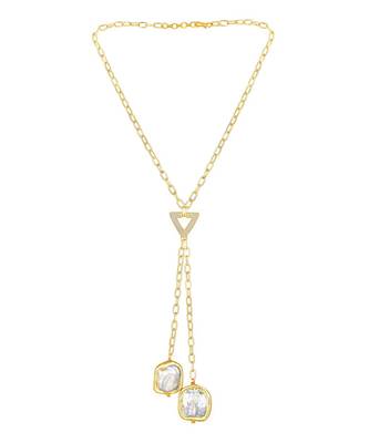 Micro Gold Finish Kundan Polki Necklace 2