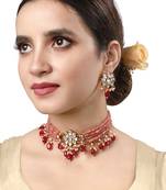 Peach & Cherry Necklace Set