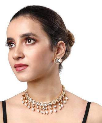 Pearly White Necklace Set 1