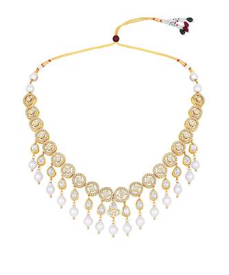 Pearly White Necklace Set 3