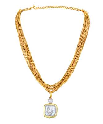 Gold & Creme Necklace 2