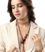 Brown & Pink Necklace