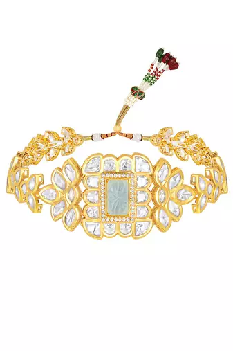 Gold &Mint Green Necklace Set