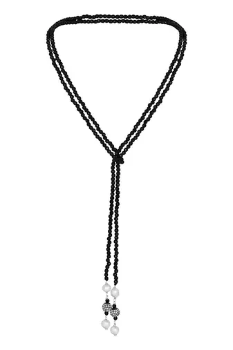 Black & Creme Necklace