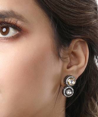 Oxidised Silver Earrings 1