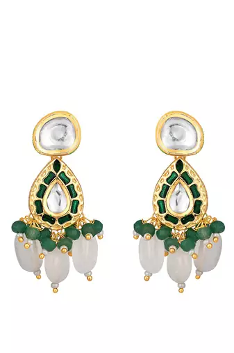Green Gold Earrings