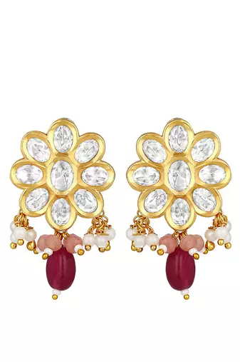 Cherry & Gold Earrings
