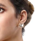 Gold Kundan Earrings