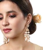 Pearly White Earrings