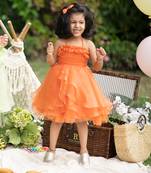 Orange Ariel Dress