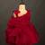 Dark Red Little Mermaid Dress