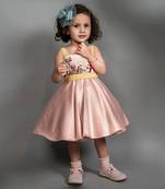 Pastel Pink And Pastel Yellow Love In Paris Dress