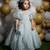 Pastel Blue Pearl Waves Gown