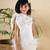 Ivory Blooming Feather Dress