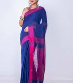 Bengal handlooom cotton linen saree
