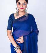 Bengal jute handloom saree