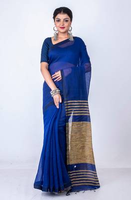 Bengal jute handloom saree 2