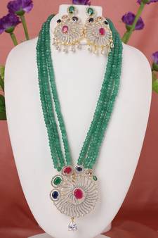 Multicolor onyx necklace-sets
