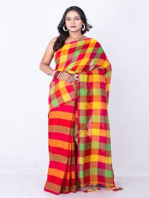 Bengal handloom cotton by cotton saree 2