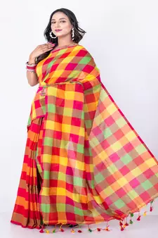 Bengal handloom cotton by cotton saree