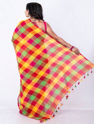 Bengal handloom cotton by cotton saree 4