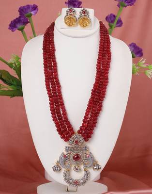 Red onyx necklace-sets 1