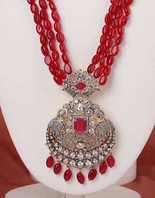 Red onyx necklace-sets 2