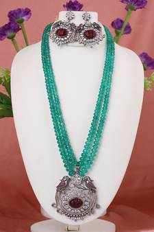 Multicolor onyx necklace-sets