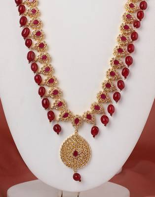Red zircon   necklace-sets 2