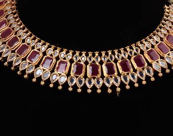 Red zircon   necklace-sets 2