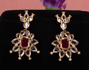 Red zircon   necklace-sets 3