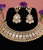 White zircon   necklace-sets