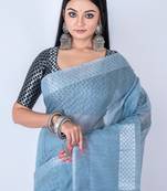 Vanarasi jute cotton zari saree