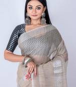 Vanarasi jute cotton zari saree