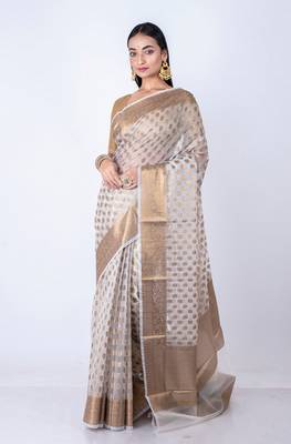 Vanarasi all over zari work saree 1