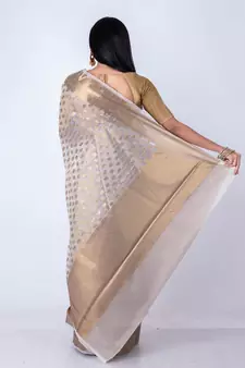 Vanarasi all over zari work saree