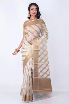 Vanarasi all over zari work saree
