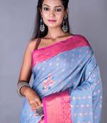 Vanarasi chanderi silk saree