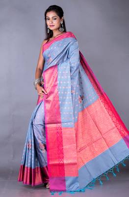Vanarasi chanderi silk saree 3