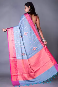Vanarasi chanderi silk saree