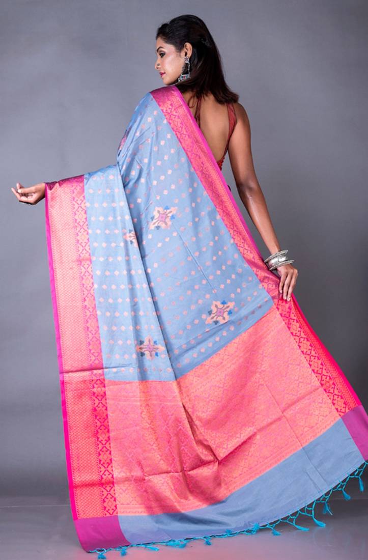 Vanarasi chanderi silk saree