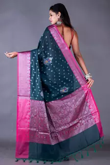 Vanarasi chanderi silk saree