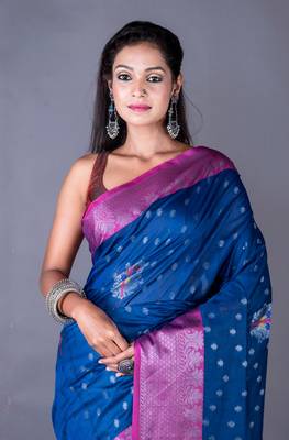 Vanarasi chanderi silk saree 1