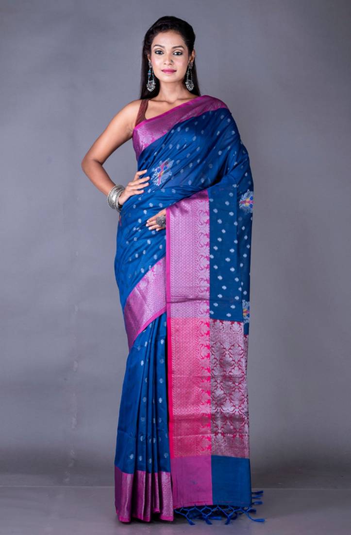 Vanarasi chanderi silk saree