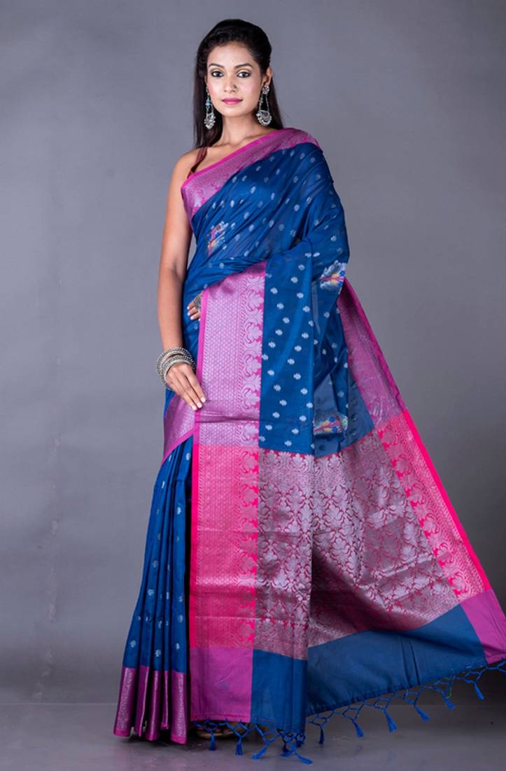 Vanarasi chanderi silk saree